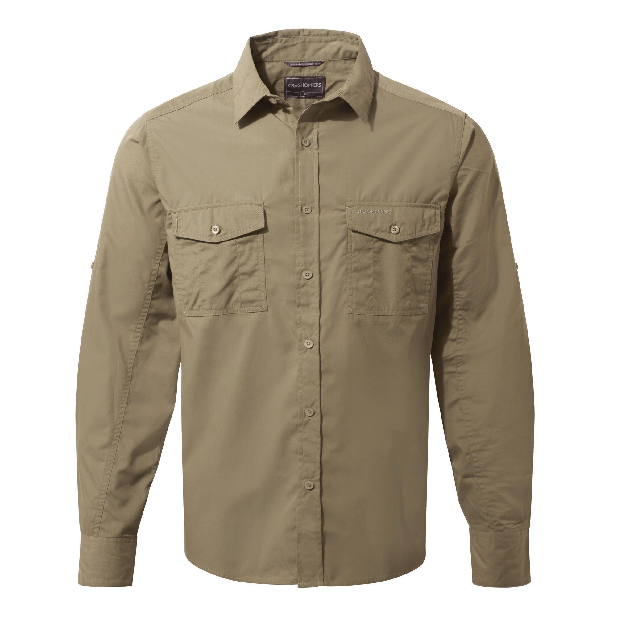 Image of "expert Kiwi" Hemd Herren Khaki M