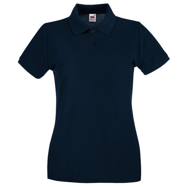 Image of Ladyfit Premium-kurzarm Polo Shirt Damen Marine XS