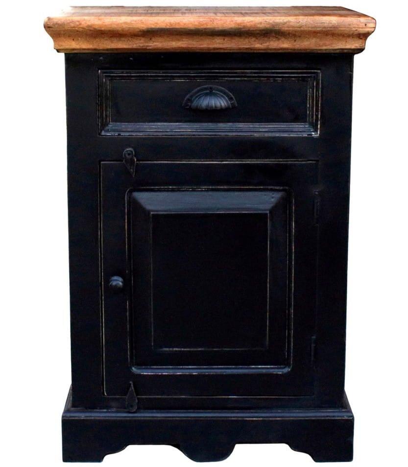 mutoni Commode Taverna couleur miel noir 50x72  