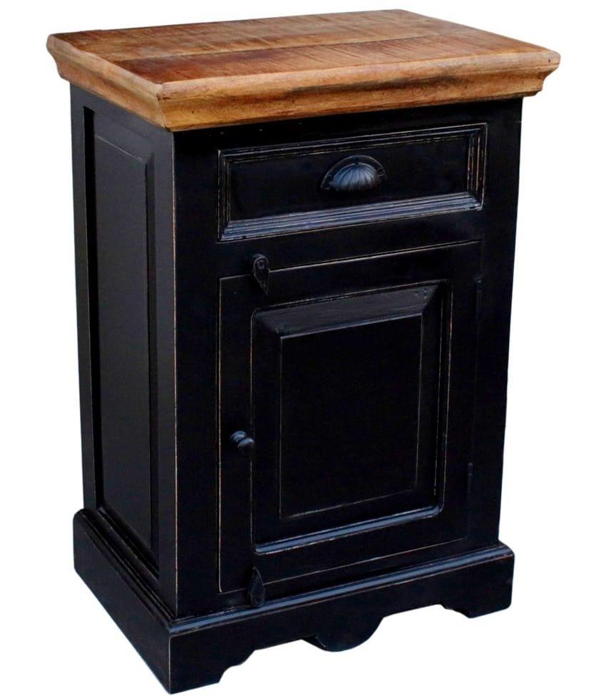 mutoni Commode Taverna couleur miel noir 50x72  