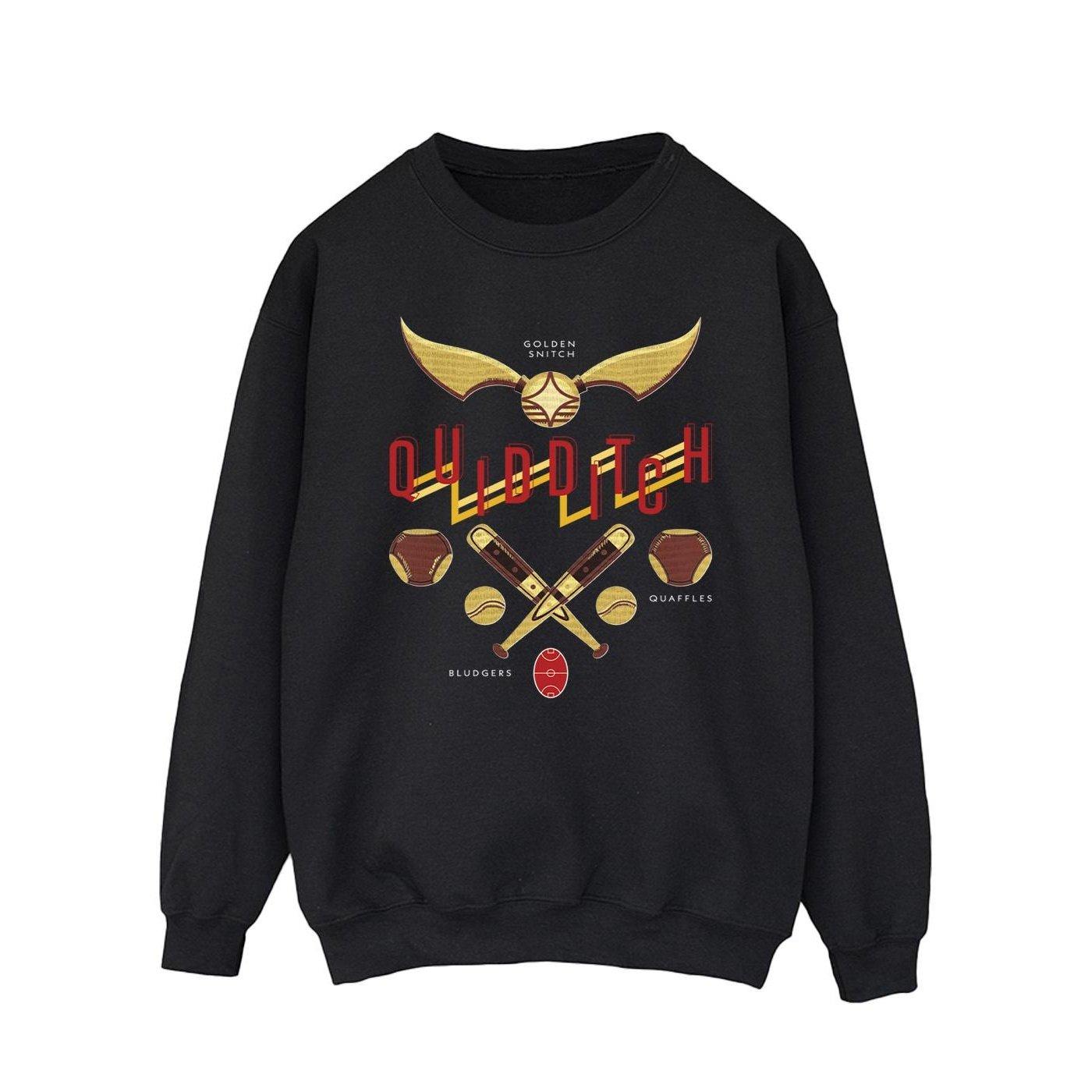 Image of Quidditch Golden Snitch Sweatshirt Herren Schwarz M