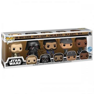 Funko POP! Star Wars Obi Wan Kenobi 5PK EXM