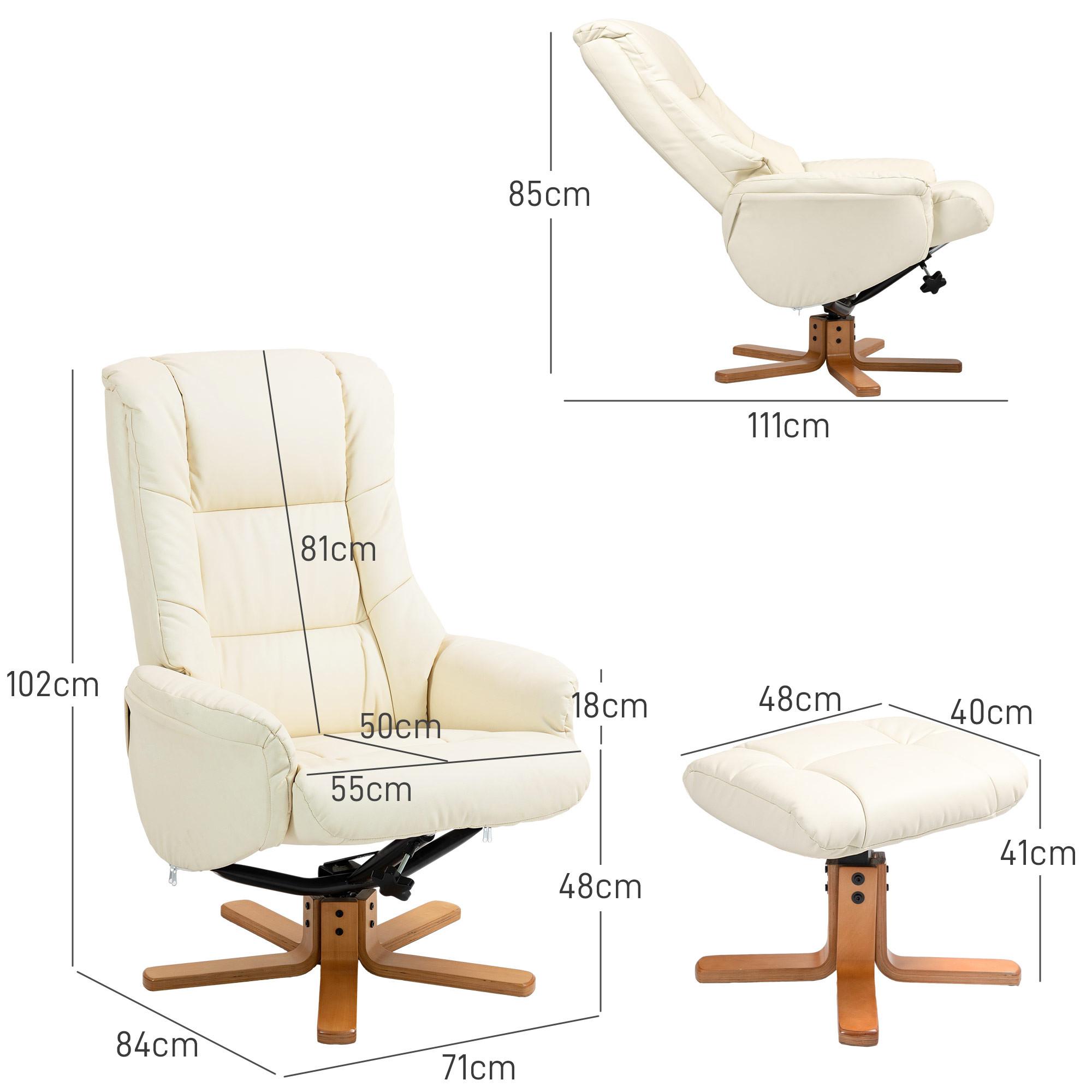 HOMCOM Fauteuil de relaxation  