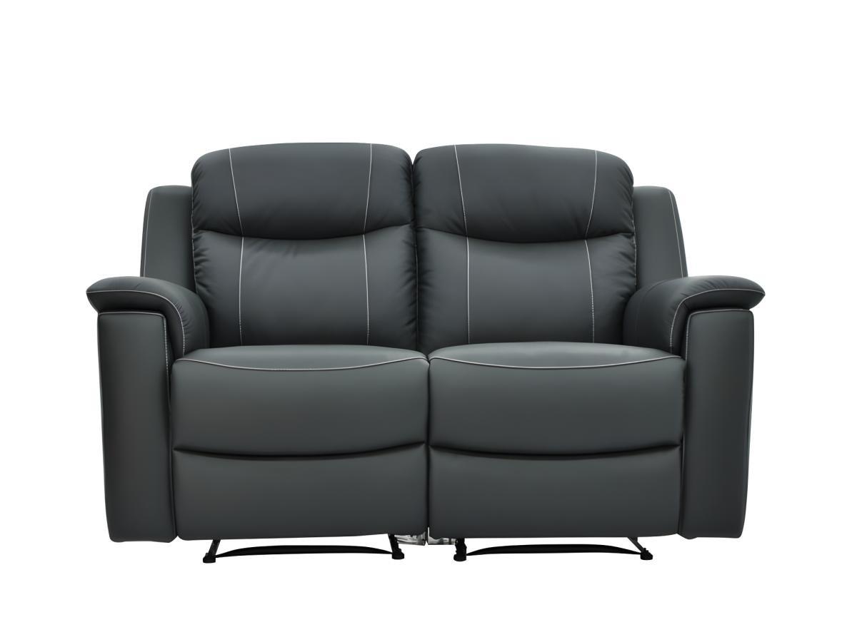 Vente-unique Relaxsofa Leder 2Sitzer EVASION  