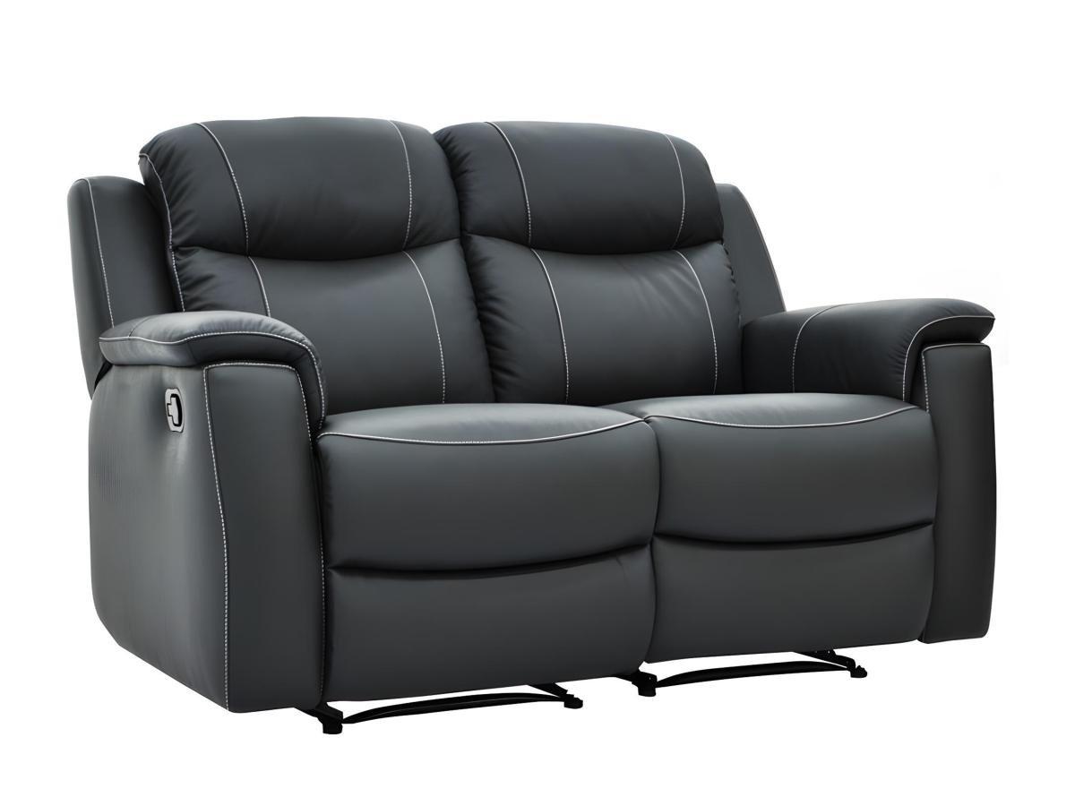 Vente-unique Relaxsofa Leder 2Sitzer EVASION  