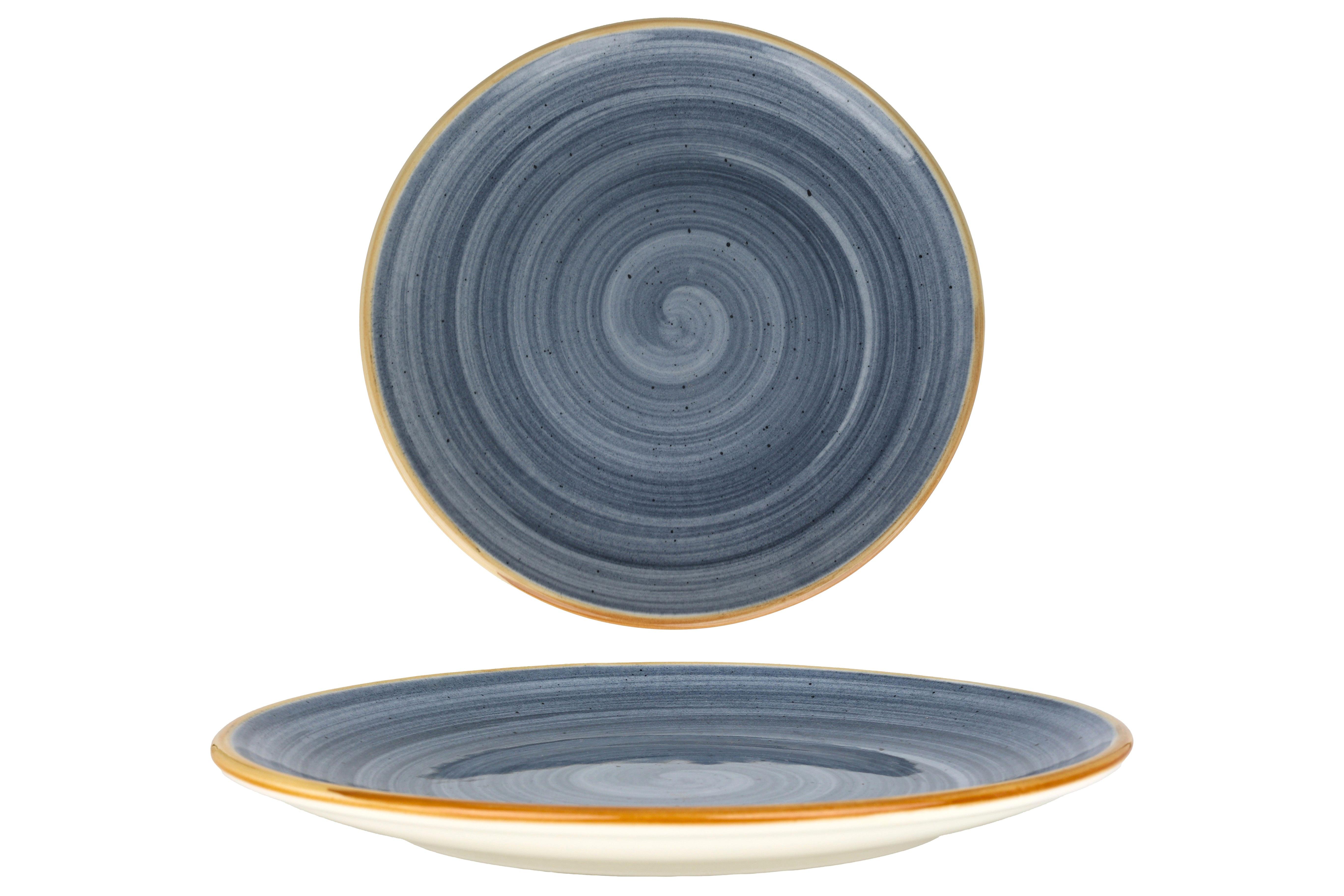 Bonna Assiette à dîner - Aura Dusk -  Porcelaine - lot de 6  