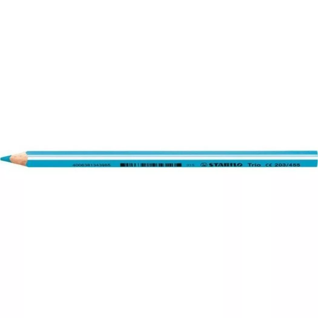 STABILO Buntstift 'Trio' dick, himmelblau