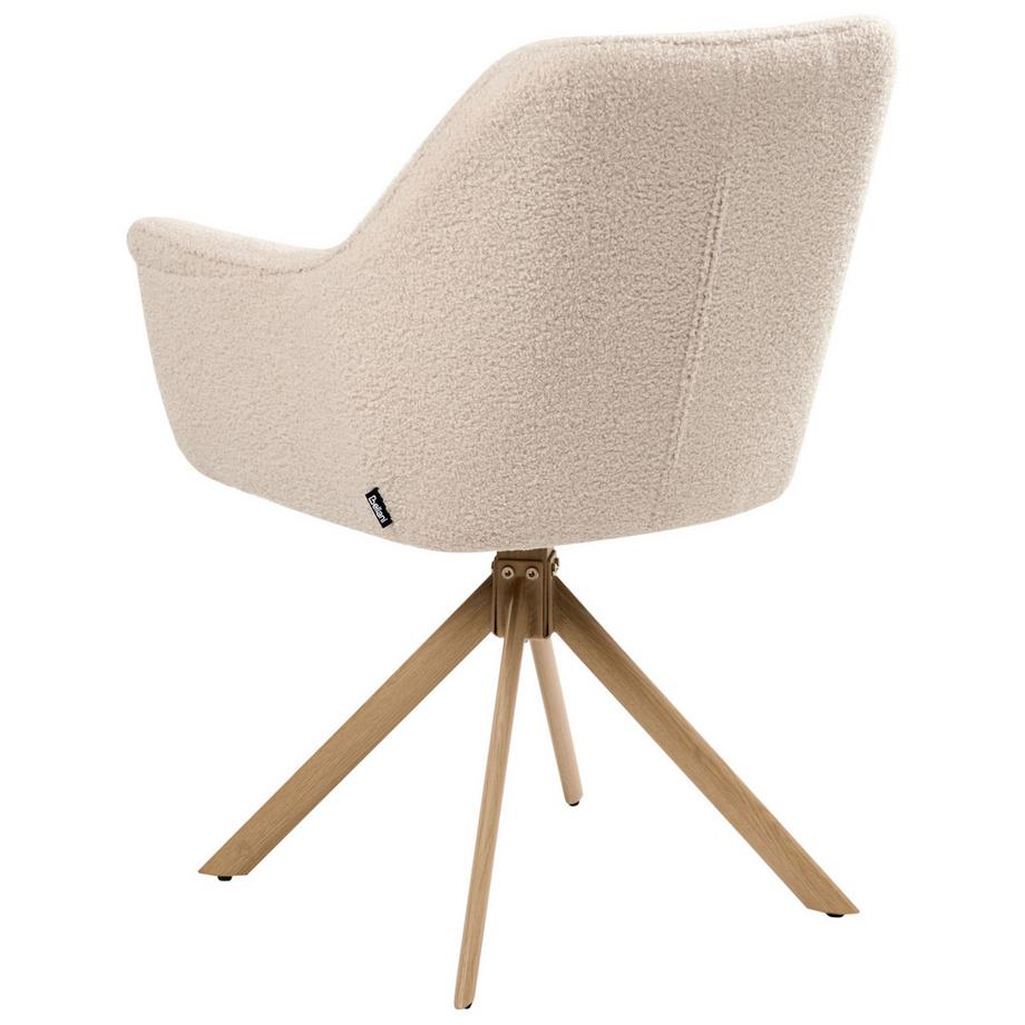 Beliani Esszimmerstuhl aus Bouclé  HAYDEN  