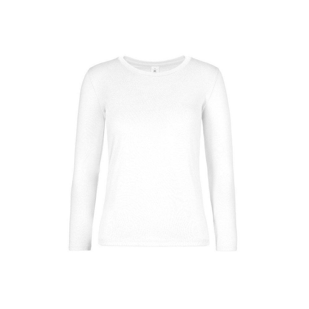 Image of B&c #e190 Tshirt Langärmlig Damen Weiss XXL