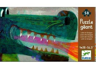 Image of Vloerpuzzel Leon De Draak (58 stukjes)