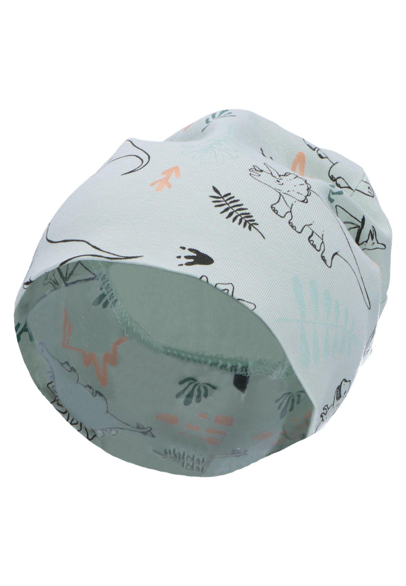 Image of Kinder Übergangsmütze Dinosaurier Mädchen Grün 47