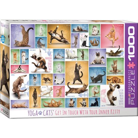 Eurographics  Puzzle - Yoga Cats 