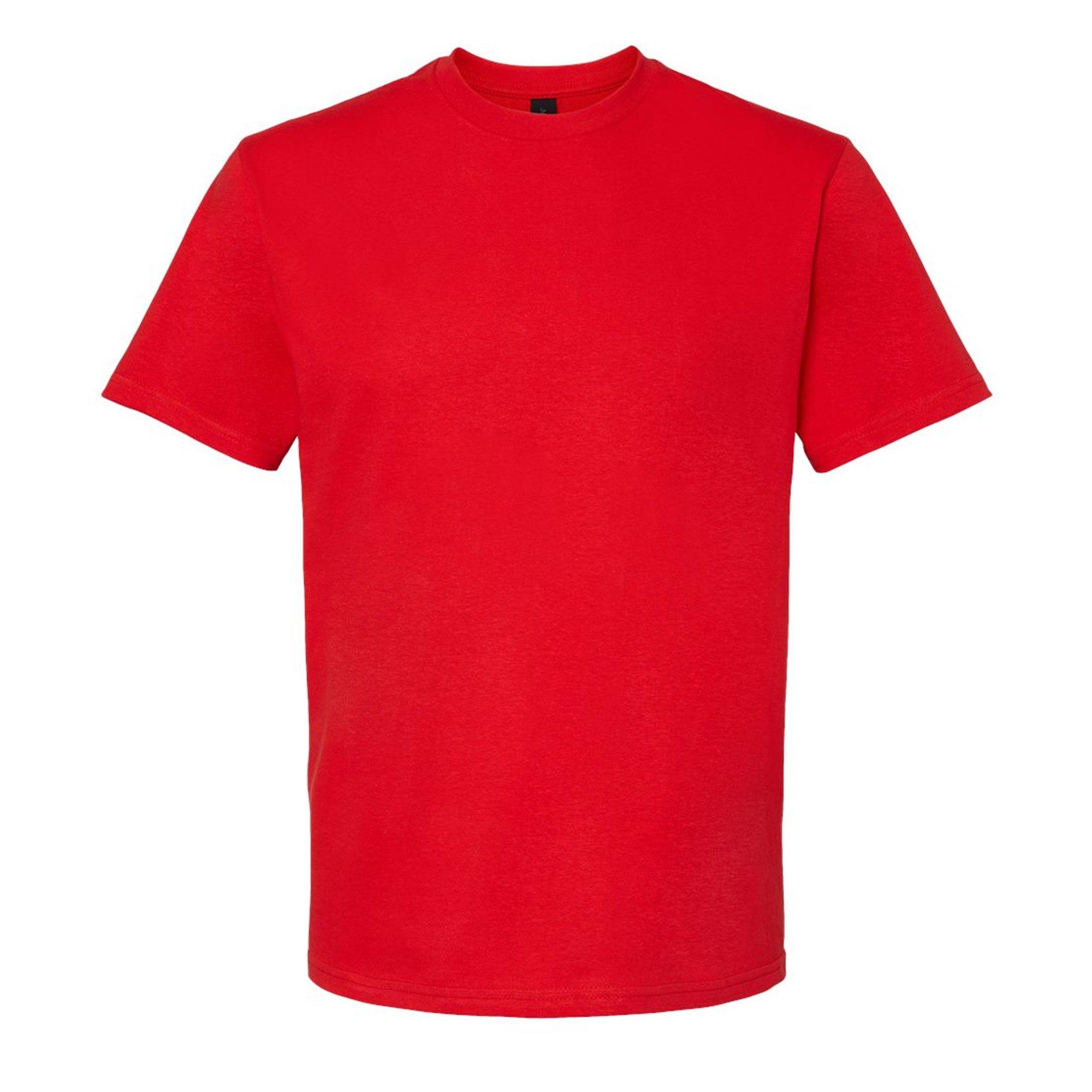 Image of Softstyle Tshirt Damen Rot Bunt 3XL
