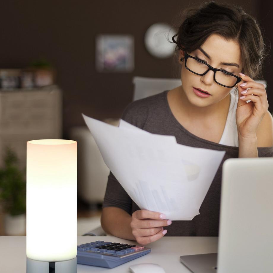 B2X Lampada da tavolo dimmerabile con USB  