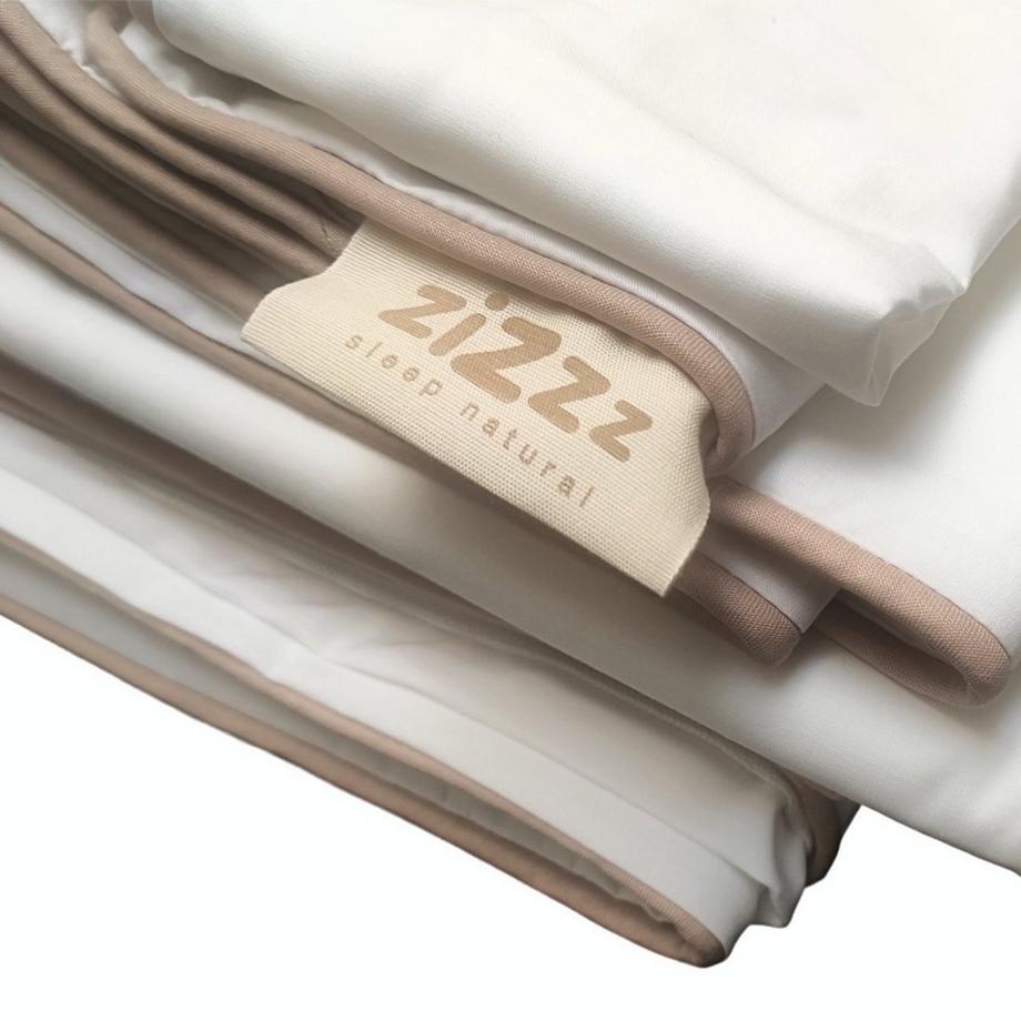 Zizzz Housse de duvet en percale  