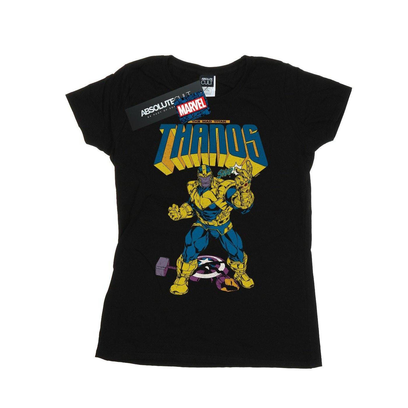 Image of Thanos Mad Titan Snap Tshirt Damen Schwarz XXL