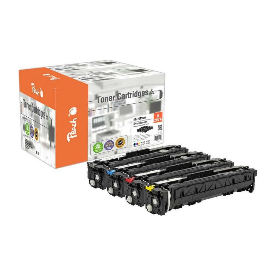 Peach  Tonerset HP No. 207A Black/Cyan/Magenta/Yellow 