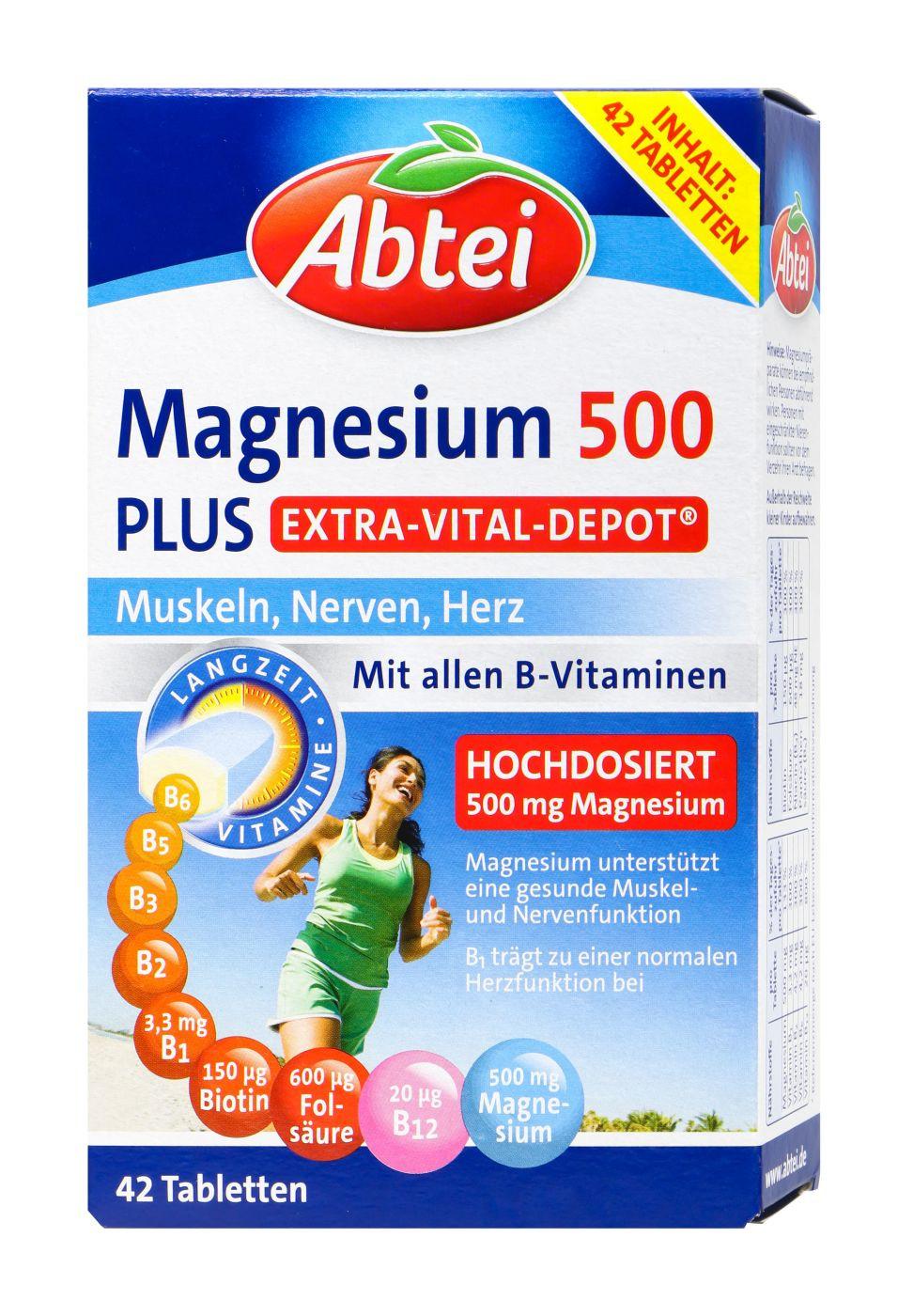 Abtei  Magnesium 500 Plus Vital Depot 