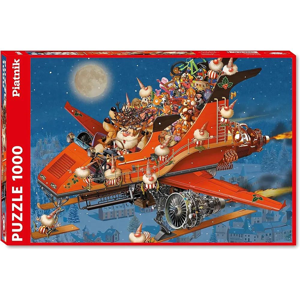 Image of Puzzle F. Ruyer - Weihnachtsjet (1000Teile)