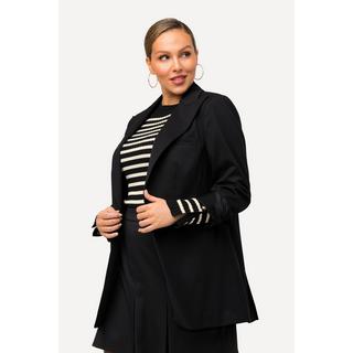 Ulla Popken  Blazer in misto lana con colletto alto e spacchetto sul retro 