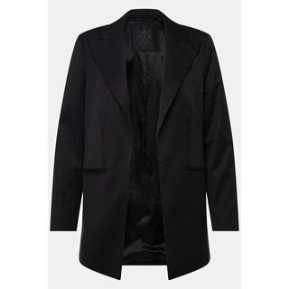 Ulla Popken  Blazer in misto lana con colletto alto e spacchetto sul retro 