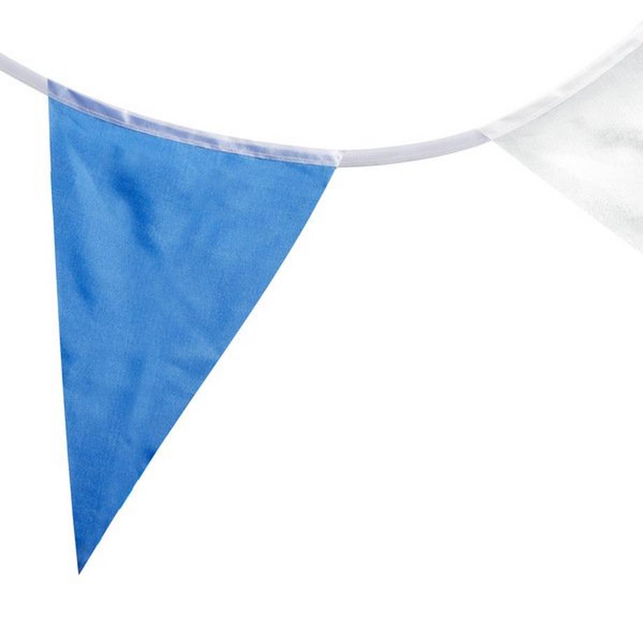 Tectake  Wimpelkette-weiß 