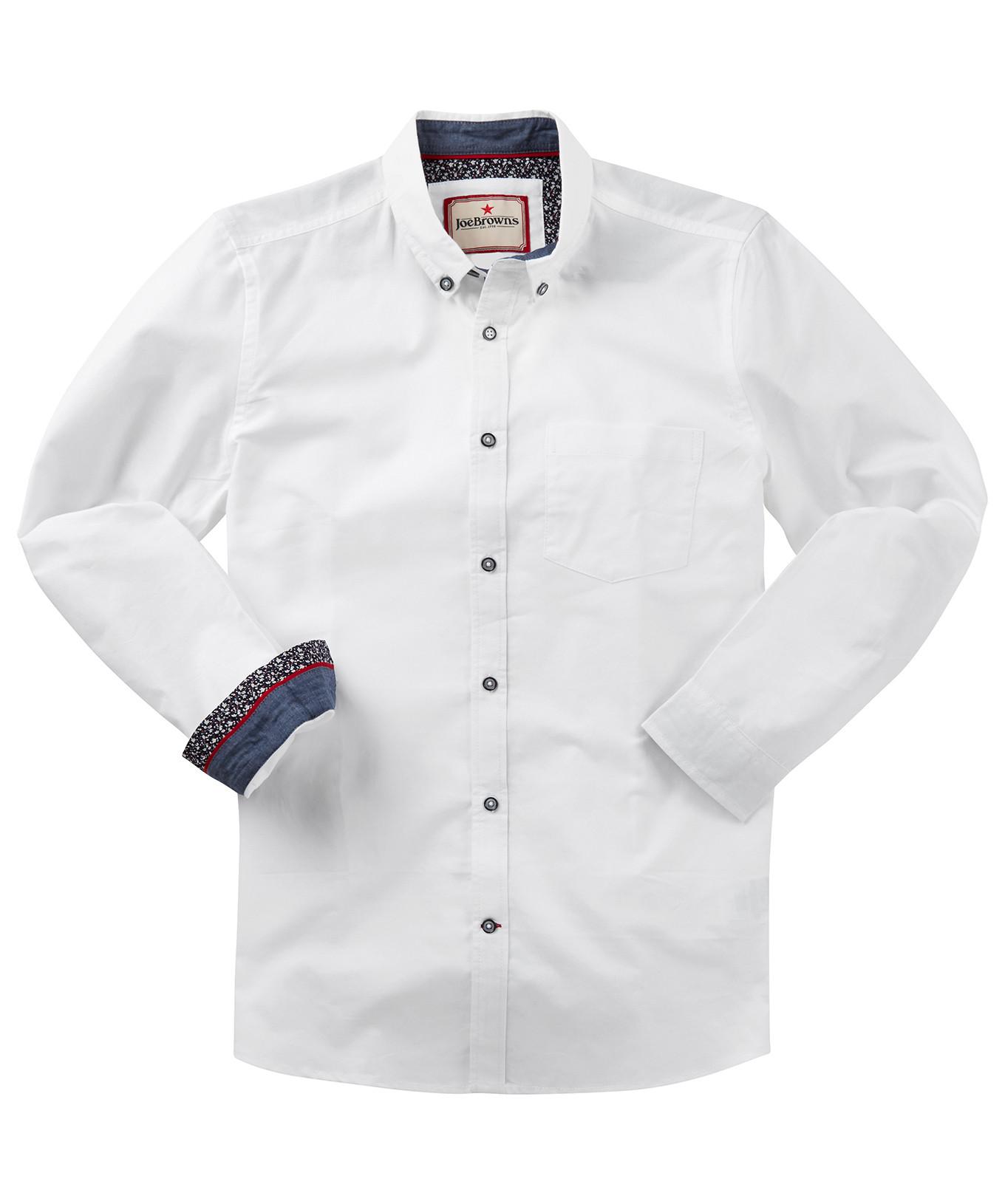 Joe Browns  Chemise Oxford Col Double 