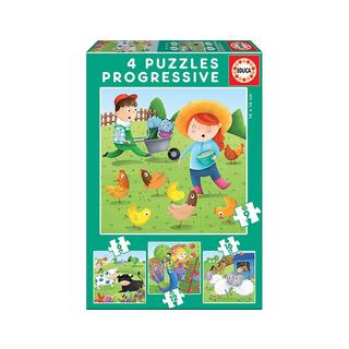 Educa  Puzzle Bauernhof (6/9/12/16) 