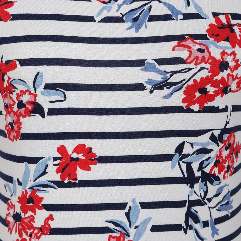 Lazy Jacks T-Shirt Kleid Blumendruck  