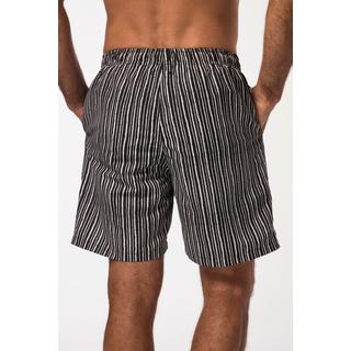 JP1880  Shorts da mare a righe con cintura elastica, fino alla tg. 8XL 