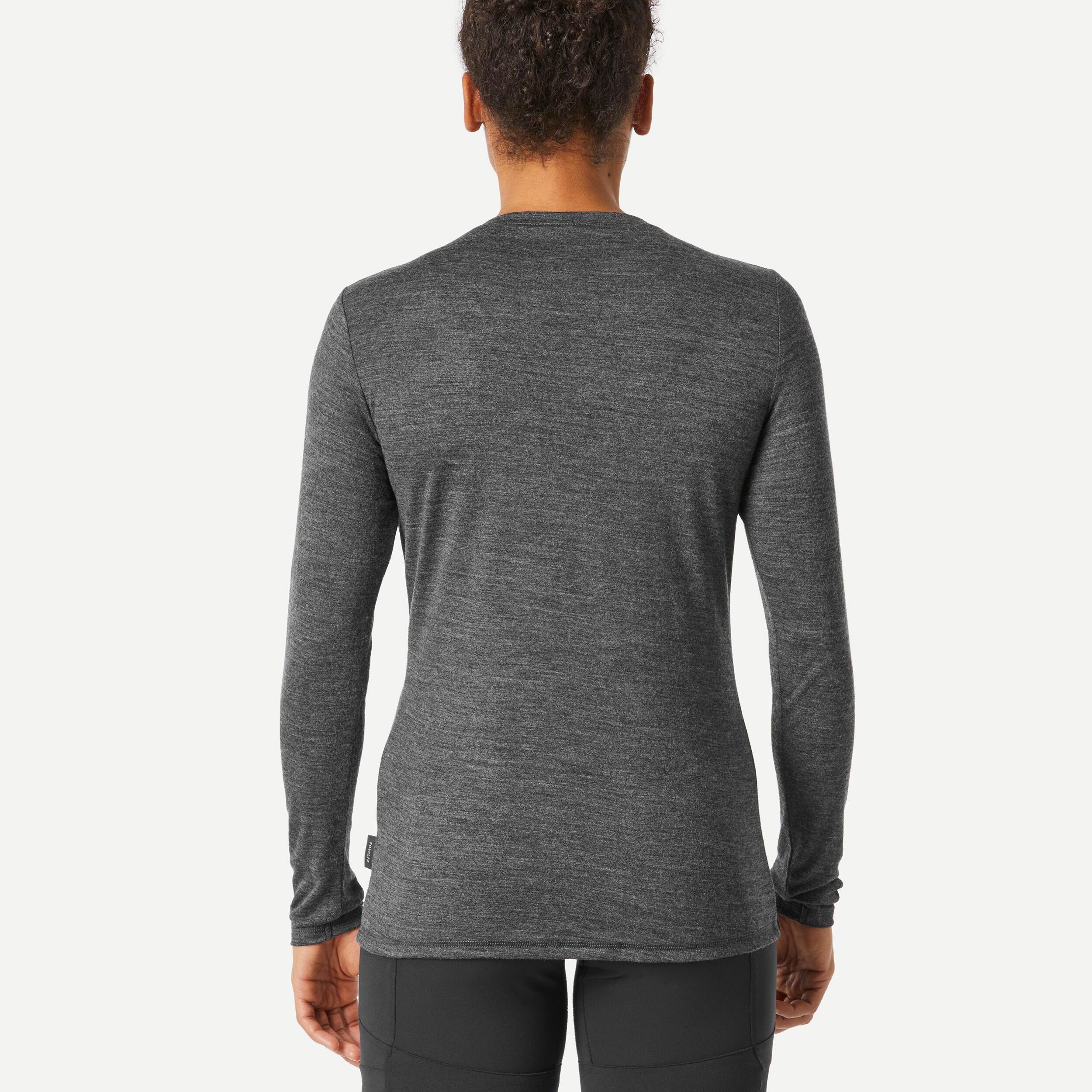 FORCLAZ  Langarmshirt - TRAVEL 100 WOOL 