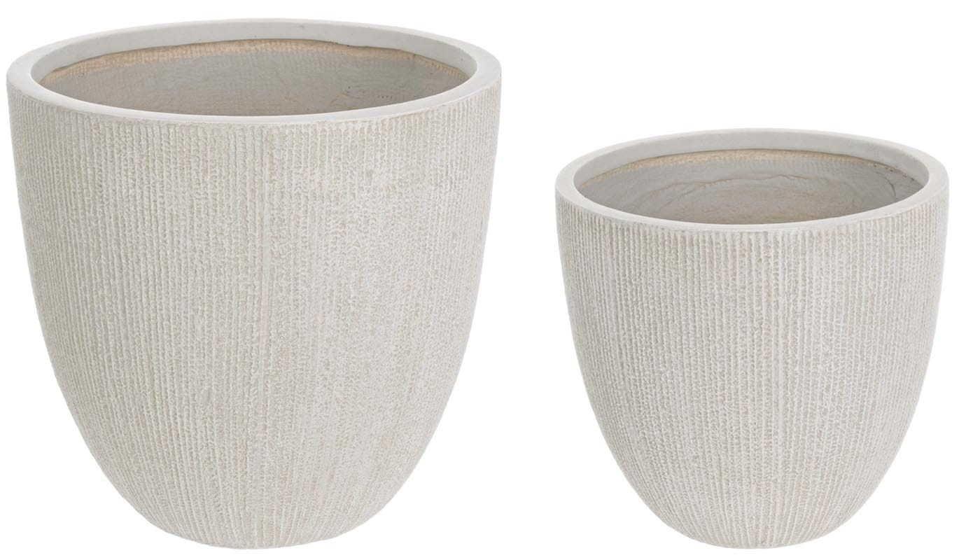 Image of Gartenvase gebürstet (2er-Set) Gartenvase gebürstet (2er-Set)