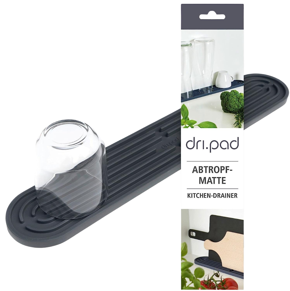 Image of Dri.pad Abtropfmatte Unisex Grau 43cm