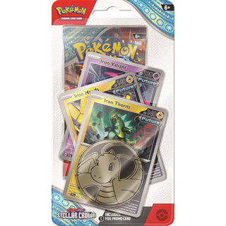 Pokémon  TCG: Scarlet & Violet Stellar Crown (SV07) Iron Thorns Premium Checklane Blister - EN 