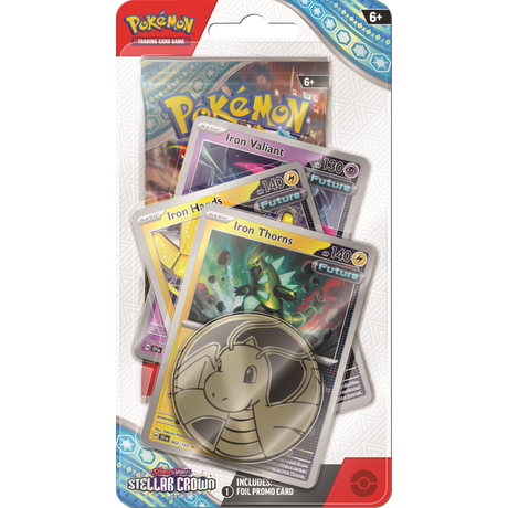 Pokémon  TCG: Scarlet & Violet Stellar Crown (SV07) Iron Thorns Premium Checklane Blister - EN 