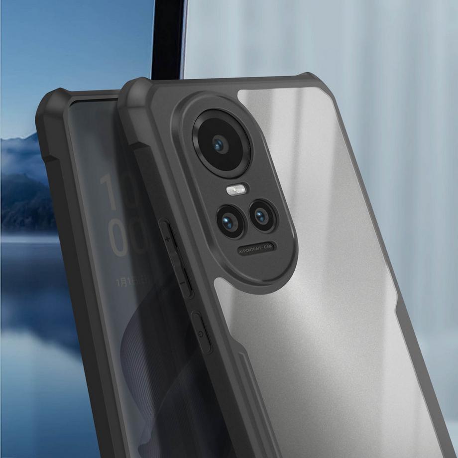 Avizar  Oppo Reno 10, 10 Pro Schutzhülle Schwarz 