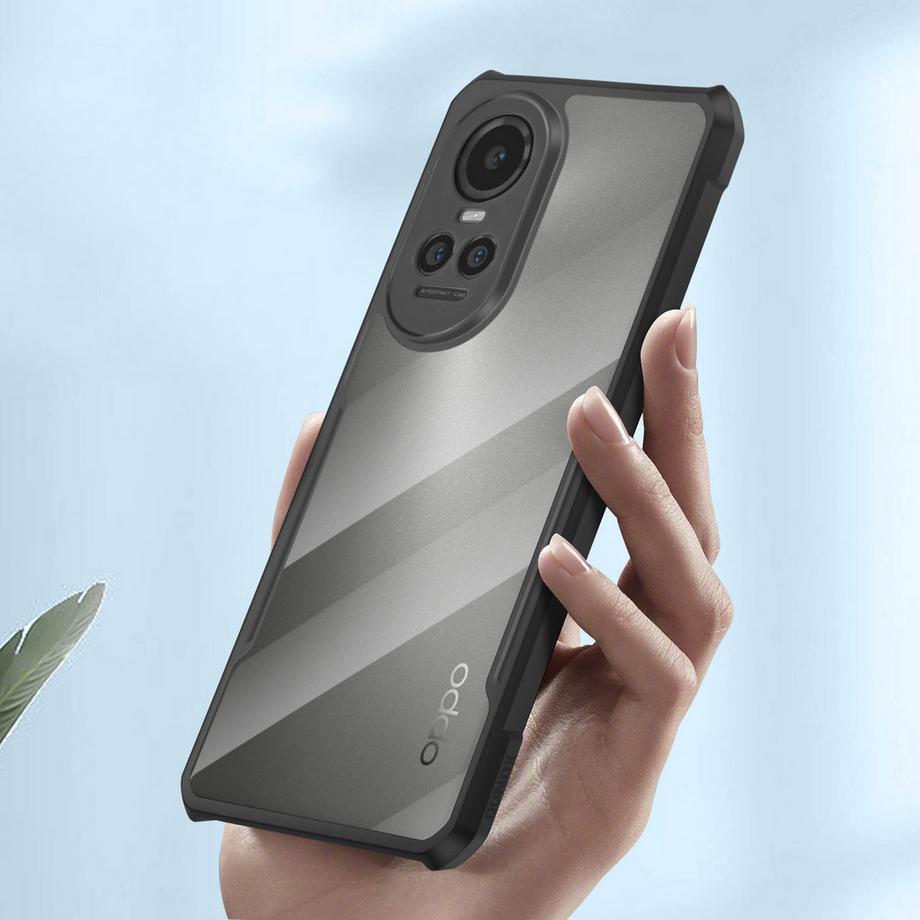 Avizar  Oppo Reno 10, 10 Pro Schutzhülle Schwarz 