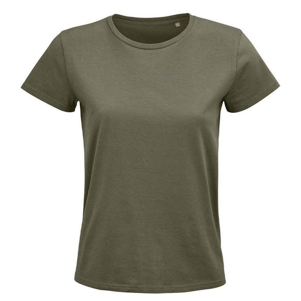 Image of Pioneer Tshirt Aus Biologischem Anbau Damen Khaki S