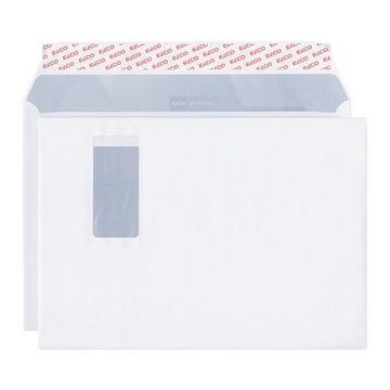 ELCO Couvert Office Fenster re. C4 74522.12 120g,hochweiss,Kleber 50 Stk.