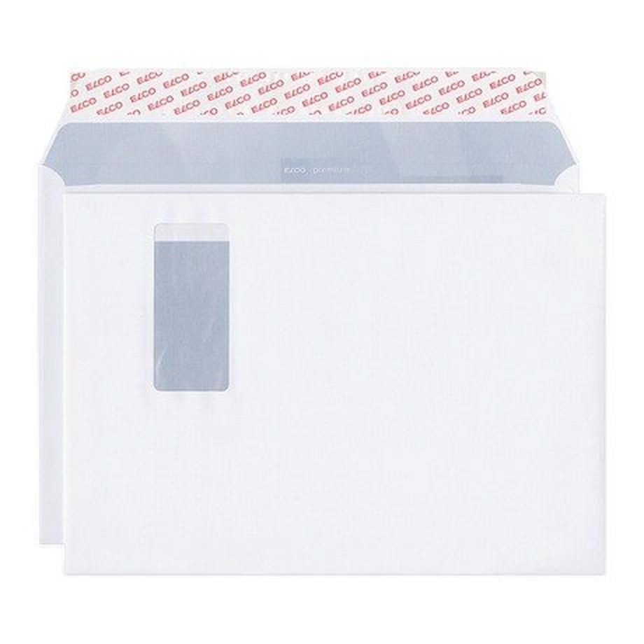 elco ELCO Couvert Office Fenster re. C4 74522.12 120g,hochweiss,Kleber 50 Stk.  