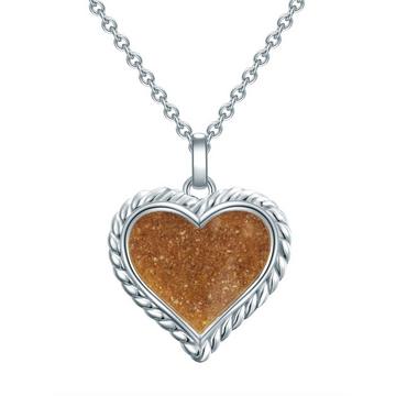 Femme Collier en argent Coeur