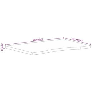 VidaXL Schreibtischplatte mangoholz  