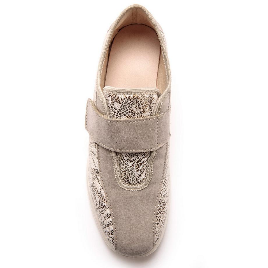 Pédiconfort Derby Chaussures avec Fermeture Auto-agrippante  