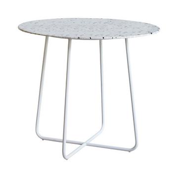 Runder Tisch Premium-Terrazzo und Metall 4 Pers. Elio
