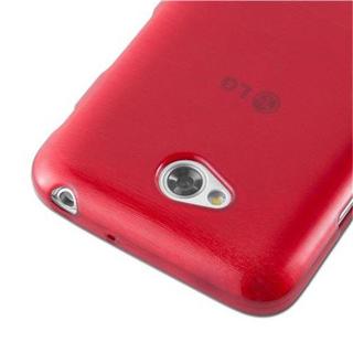 Cadorabo  Housse compatible avec LG L70 (1. SIM) - Coque de protection en silicone TPU flexible au design brossé 