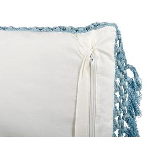 Beliani Coussin en Coton Traditionnel PALLIDA  