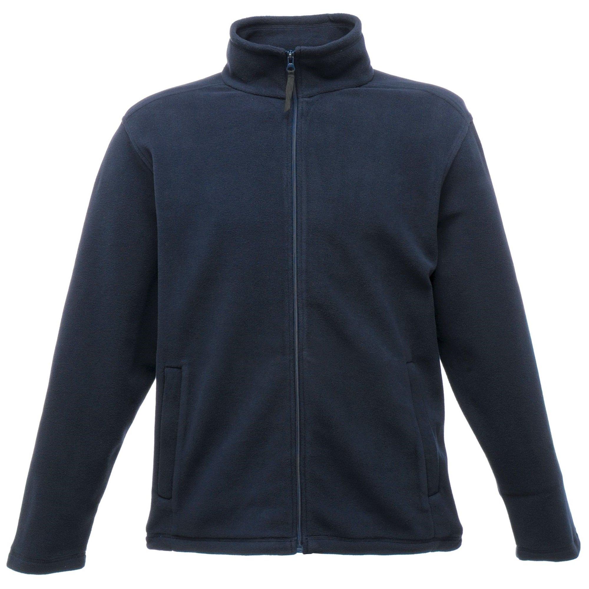 Image of Mikrofleecejacke Mit Durchgehendem Reißverschluss Herren Marine L