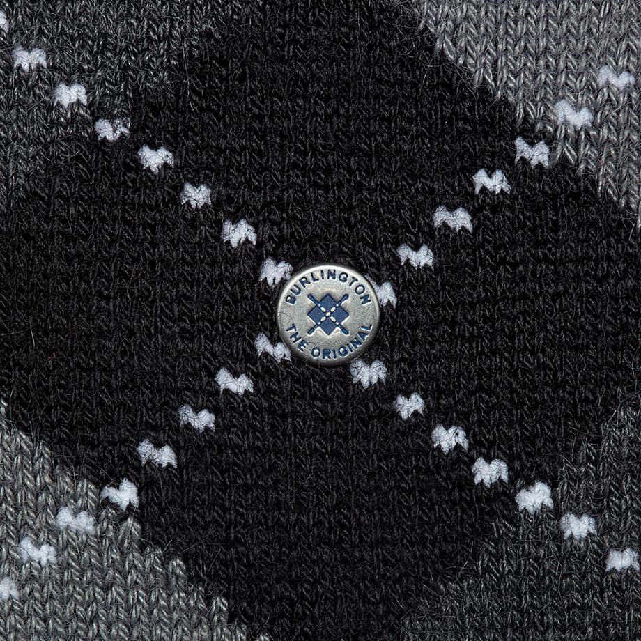 Burlington Preston Rautenmuster Socken  