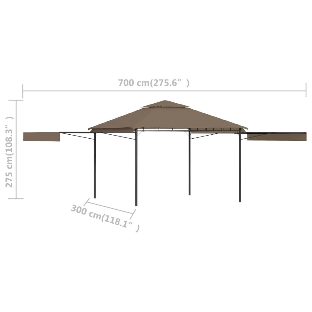 VidaXL Gartenpavillon polyester  