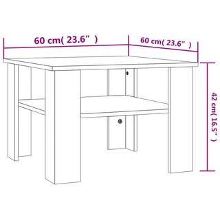 VidaXL tavolino da caffè Legno multistrato  